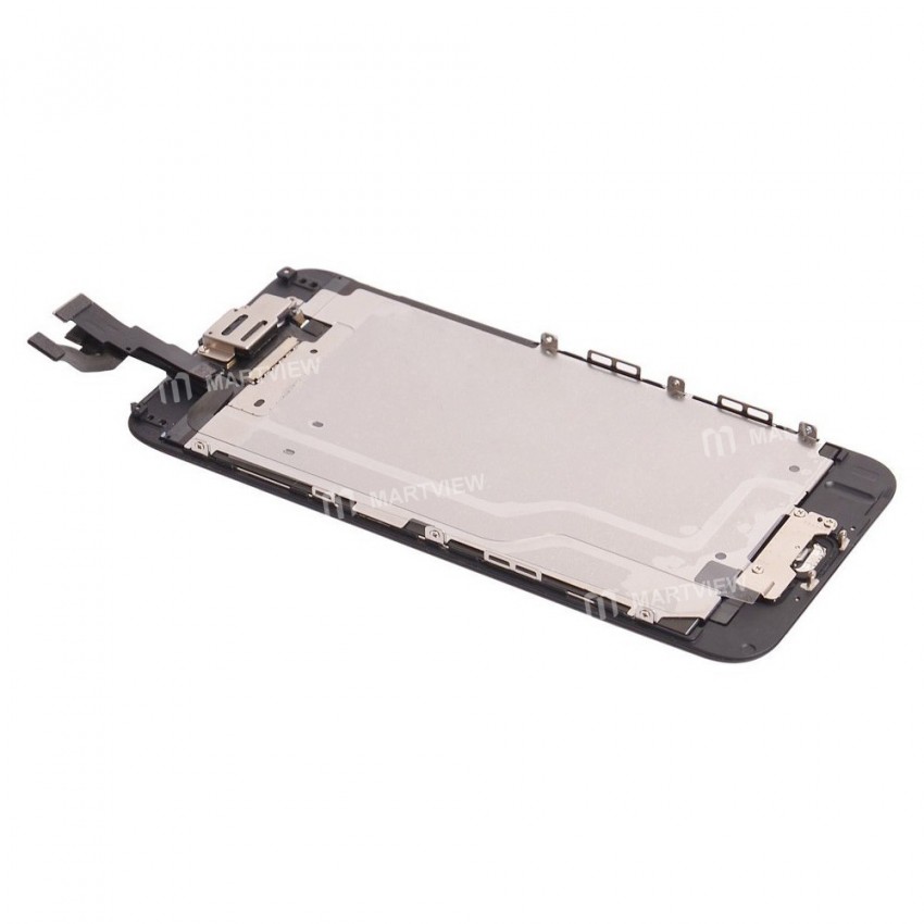 Replacement iPhone 6 LCD with spareparts home button earphone camera etc black