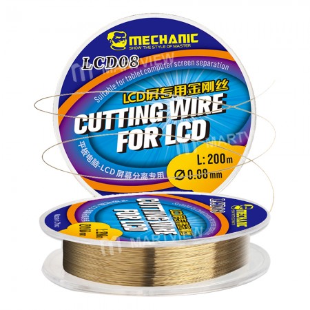 Mechanic LCD08 200M 0.08mm High Toughness Diamond Cutting Silk Dedicated for Tablet Computer LCD