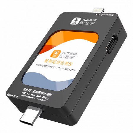 YCS 2nd Generation Lightning / Type-C Full Range Automatic Tail Plug Tester for iPhone / Android