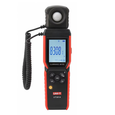 UNI-T UT381A Split Rotatable Design 400000lx Digital Illuminance Meter with Bluetooth APP Function
