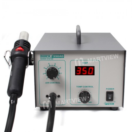 Quick 990AD ELECTRONIC Digital SMD Hot Air Gun Rework Soldering Station