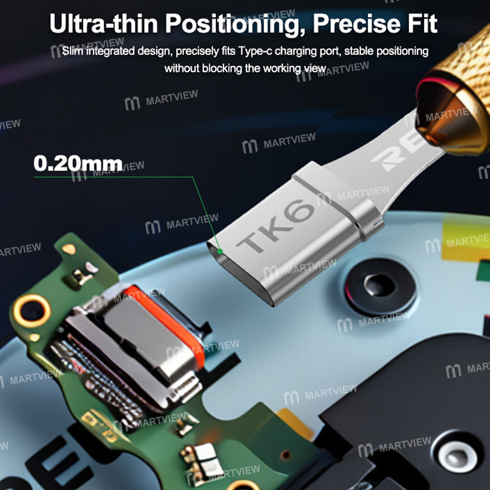 relife tk6-type-c-charging-port-tail-plug-anti-melting-protection-cover-for-welding-disassembly-11