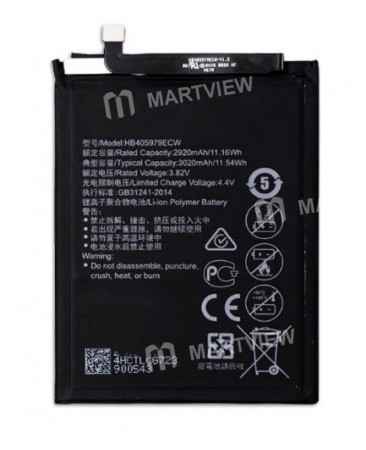 Battery Replacement for Huawei Y5 (2017) / Honor 6a Pro / Honor 8a Use (HB405979ECW / 2920mAh) - grade AAA quality