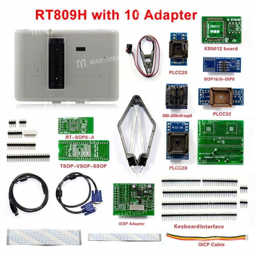RT809H NAND EMMC MCU Universal High Speed Read and Write Programmer