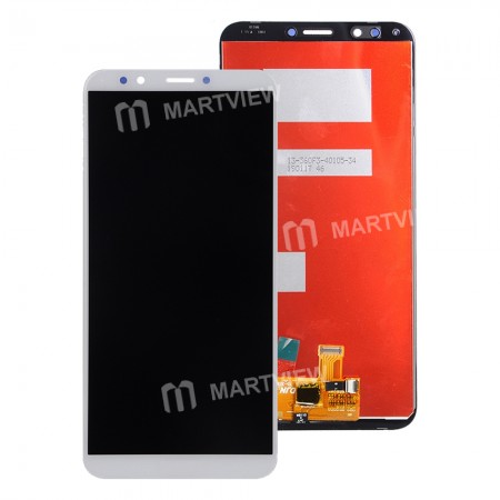 LCD Display Touch Screen Digitizer Assembly Replacement for Huawei Y7 2018 - White