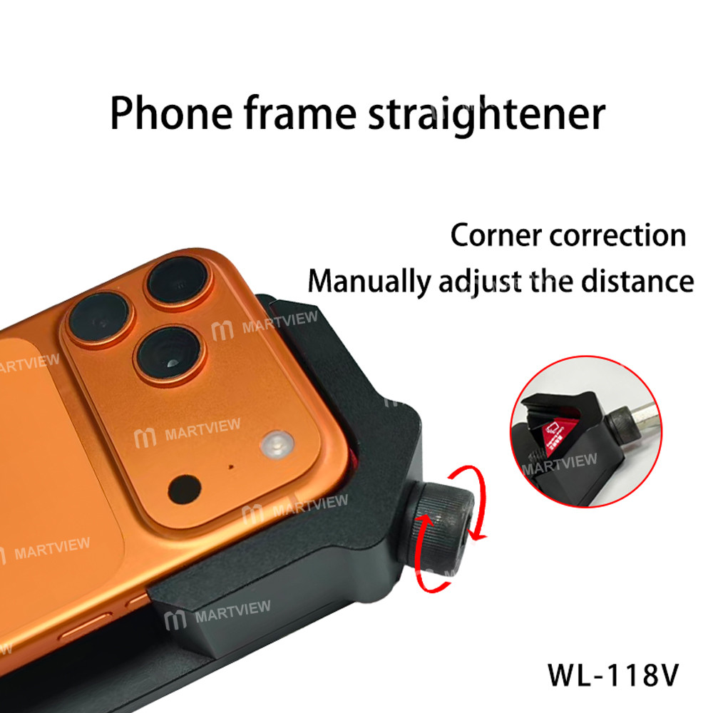 wylie wl-118v-2-in-1-bezel-frame-straightener-for-iphone-ipad-right-angle-rounded-corner-correction-