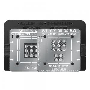 A12 CPU NAND Baseband Stencil + Positioning Plate