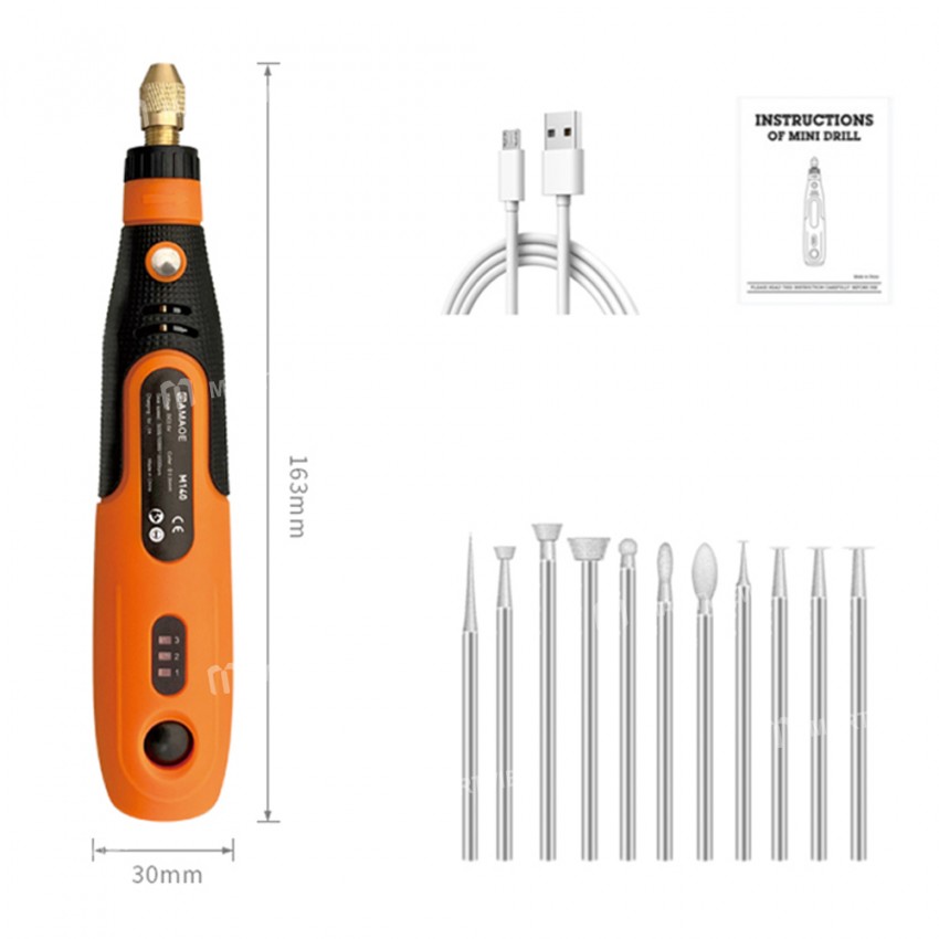 Amaoe M140 Mini Adjustable Speed Electric Grinding Machine for PCB IC Chip Grinding