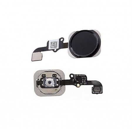 Replacement Home Button With Flex Cable For iPhone 6s Plus - Space Grey