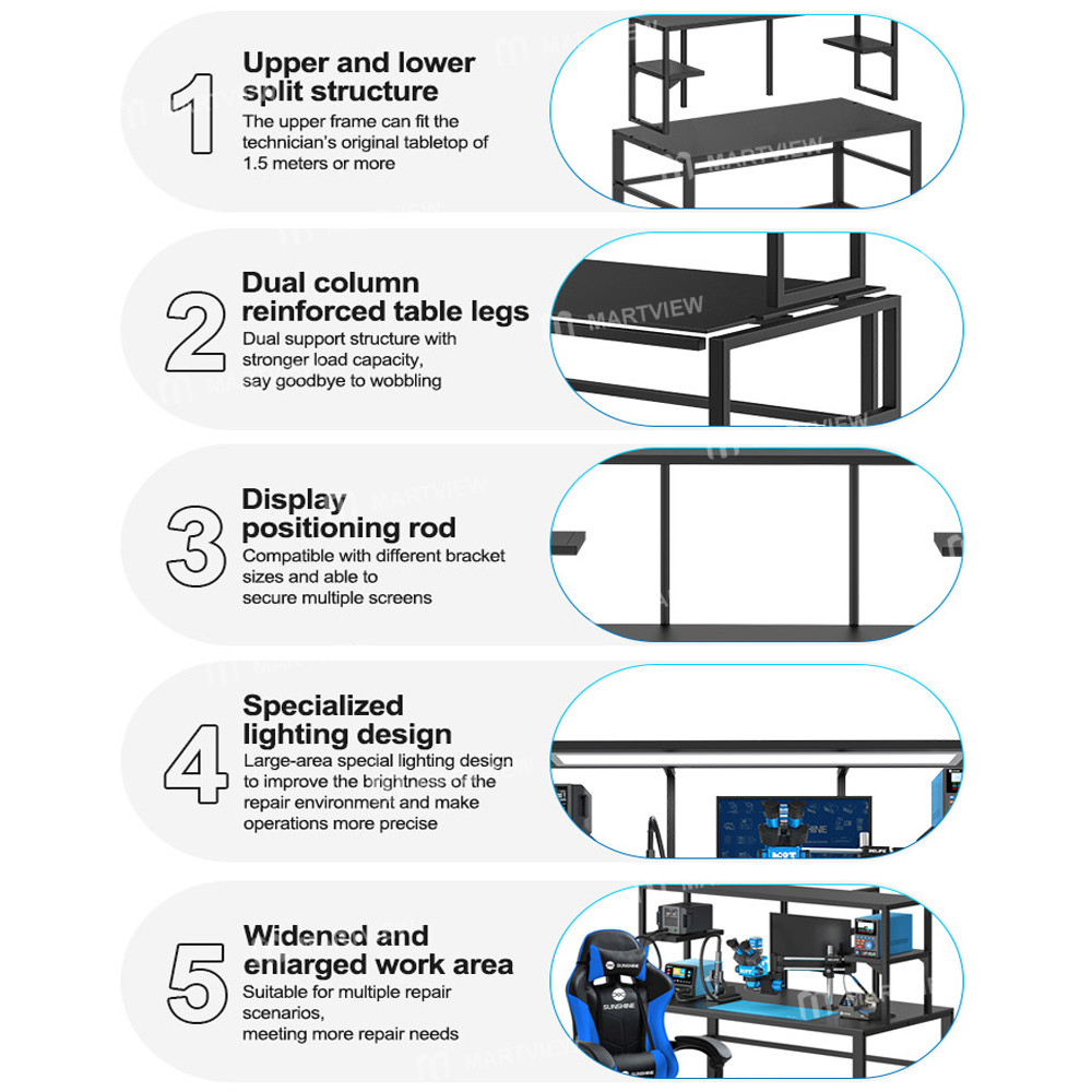 sunshine m1-black-diamond-modular-combination-repair-table-for-expanded-work-area-10