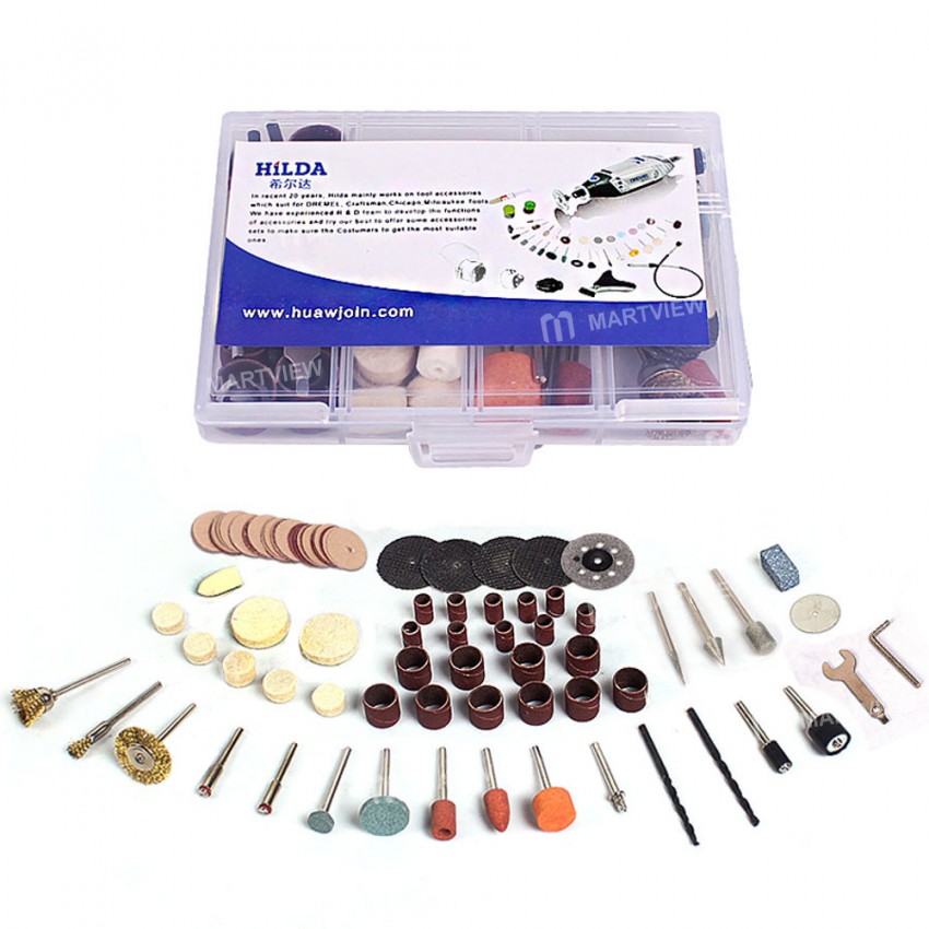 HiLDA 220V 400W 6 Position Variable Speed Mini Electric Drill with 94pcs Parts