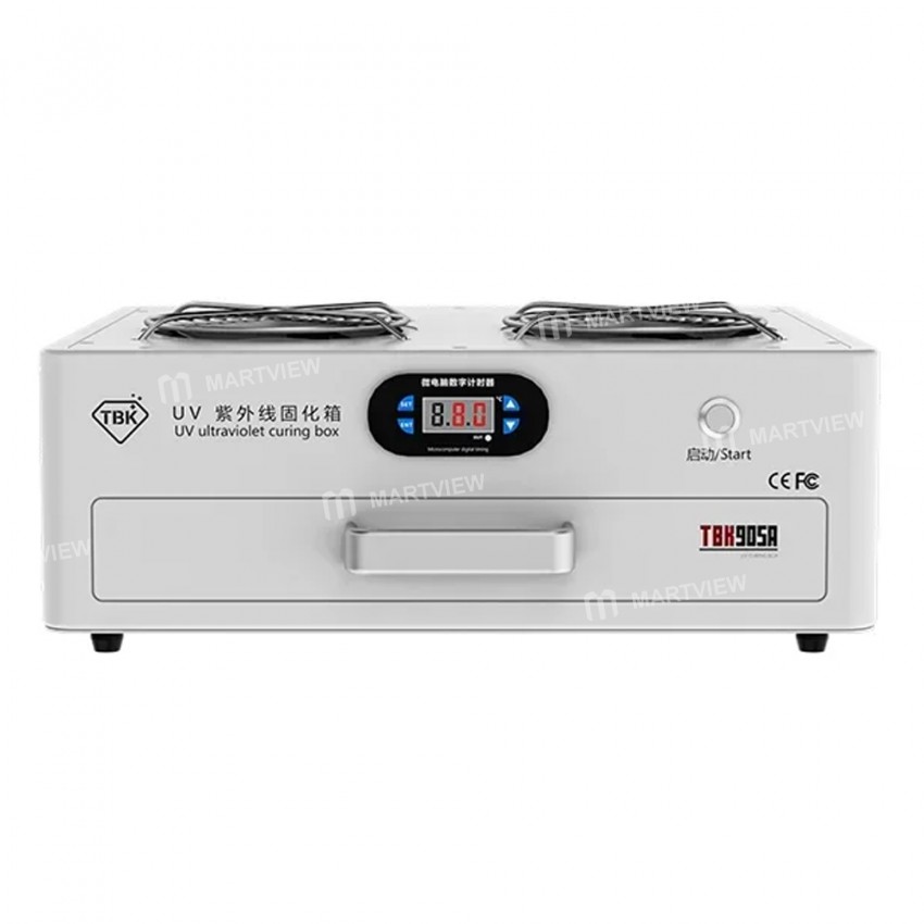 tbk 905a-200w-high-power-drawer-type-uv-curing-light-box-for-lcd-screen-repair-2