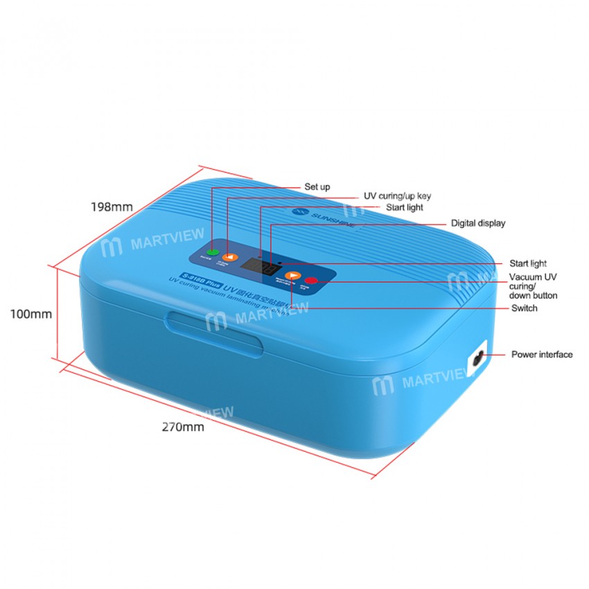 Sunshine S-918B Plus UV Curing Vacuum & Filming Machine for Mobile Phone LCD Touch Screen
