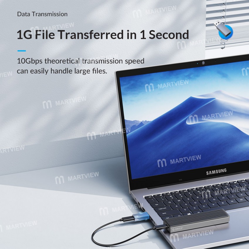 Orico AH-AC10 USB3.1 to Type-C OTG Conversion Adapter Support PD Fast Charge
