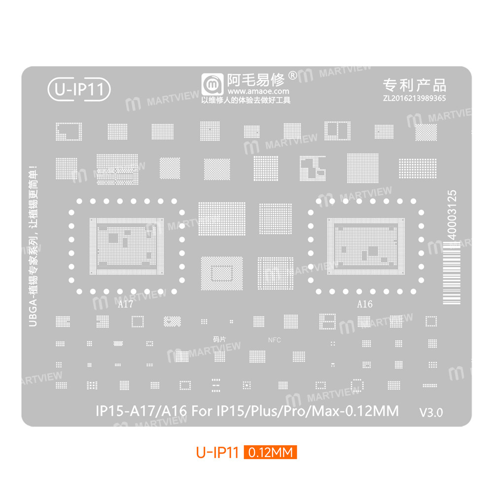 amaoe 10-in-1-iphone-series-cpu-comprehensive-bga-reballing-stencil-set-for-iphone-8-to-18pro-max-8