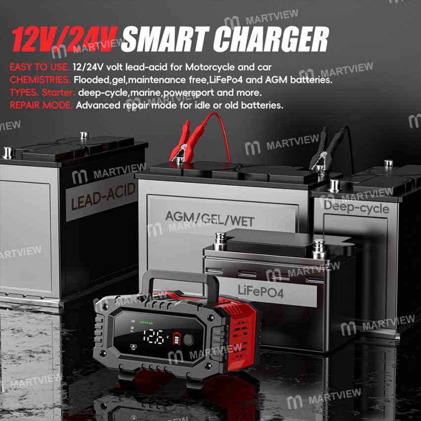 foxsur fpt-200-12v24v-10a-smart-lead-acid-battery-reconditioning-charger-for-car-motorcycle-9