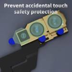 lanrui s3-6mm-12mm-phone-camera-all-round-green-dust-proof-protective-sticker-5