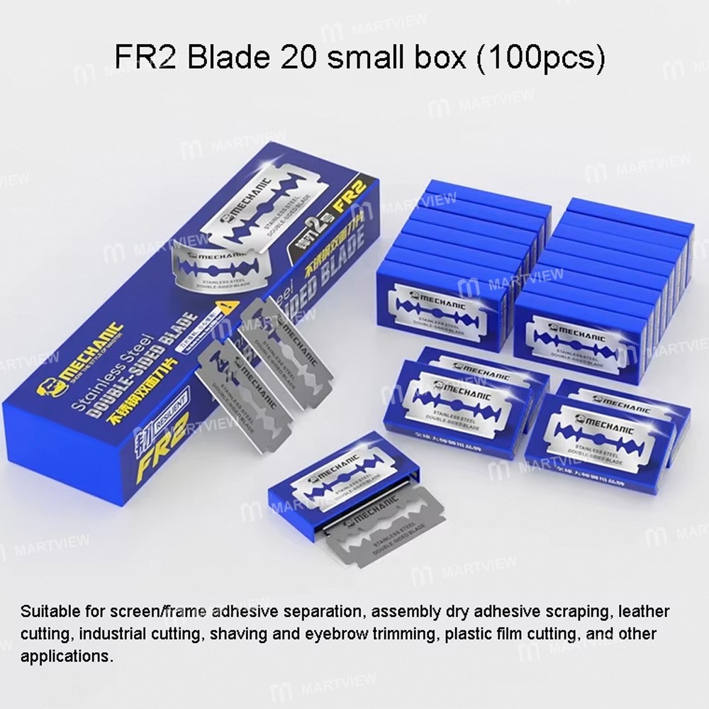 mechanic fr2-stainless-steel-double-sided-blades-for-glue-cleaning-cutting-3