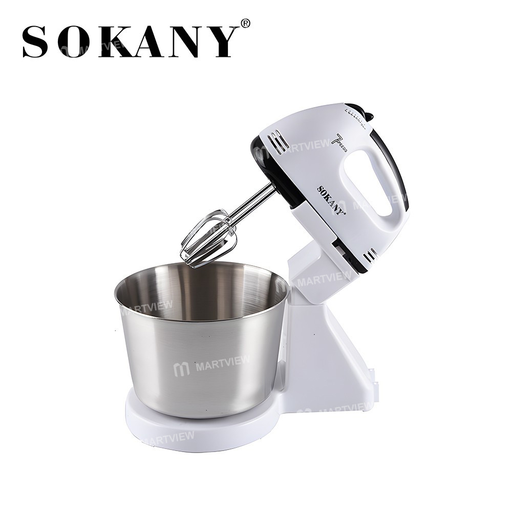 sokany 6620-electric-stand-mixer-176-quart-250w-7-speeds-portable-with-dough-hook-for-daily-kitchen-