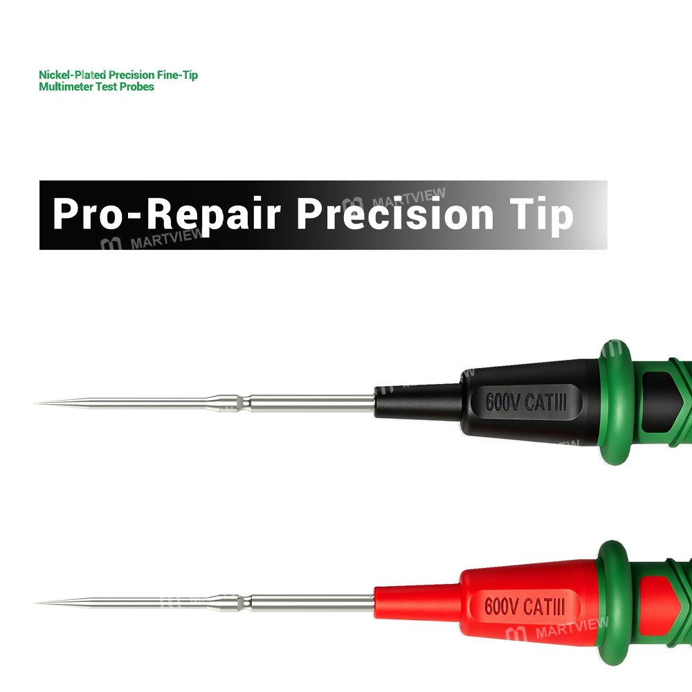 2uul mt02-nickel-plated-precision-fine-tip-multimeter-test-probes-line-2