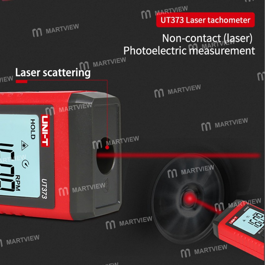 UNI-T UT373 Singal Trigger Laser High Precision Digital Non-contact Tachometer