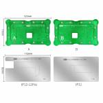 BEST 10-in-1 Motherboard middle layer BGA Planting Tin Template Platform Set for iPhone X to 13Pro M