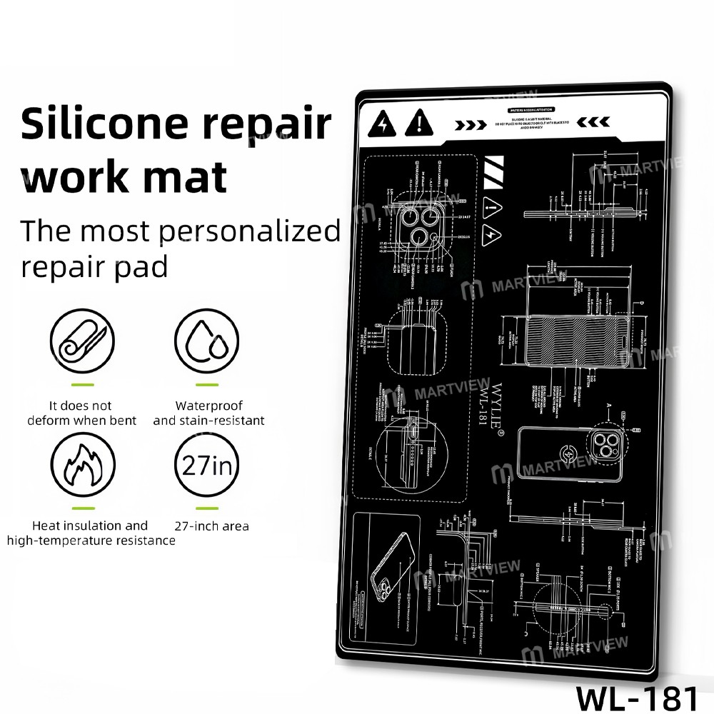 wylie wl-181-27-inch-heat-insulating-silicone-mat-for-mobile-phone-tablet-repair-7