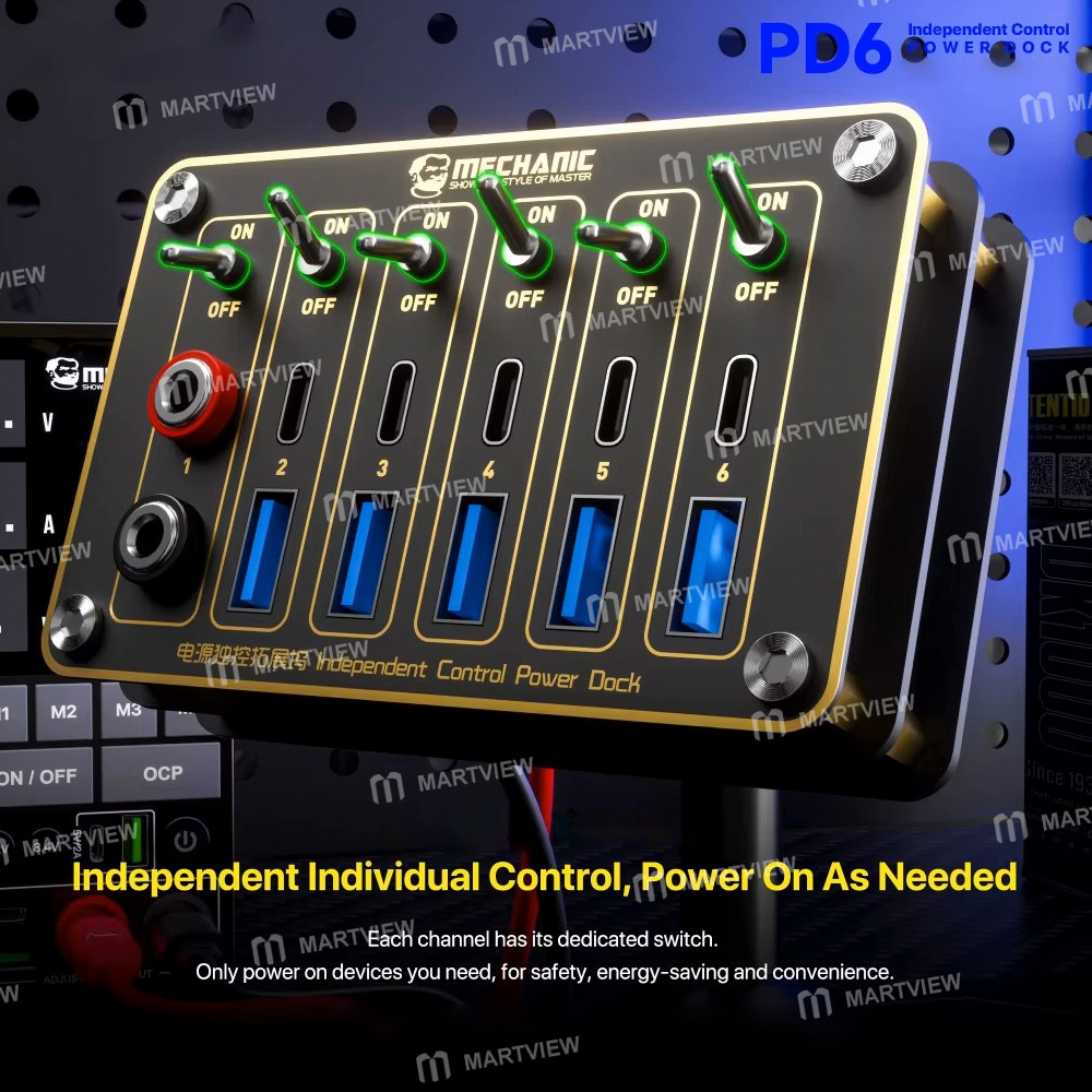 mechanic pd6-independent-control-power-dock-for-multiple-independent-power-supply-repair-4
