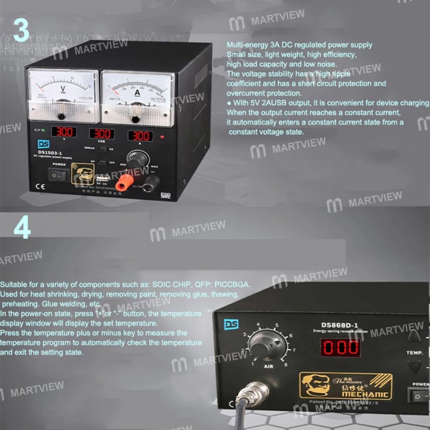 Mechanic T10 220V 4in1 Intelligent Combination Repair Platform