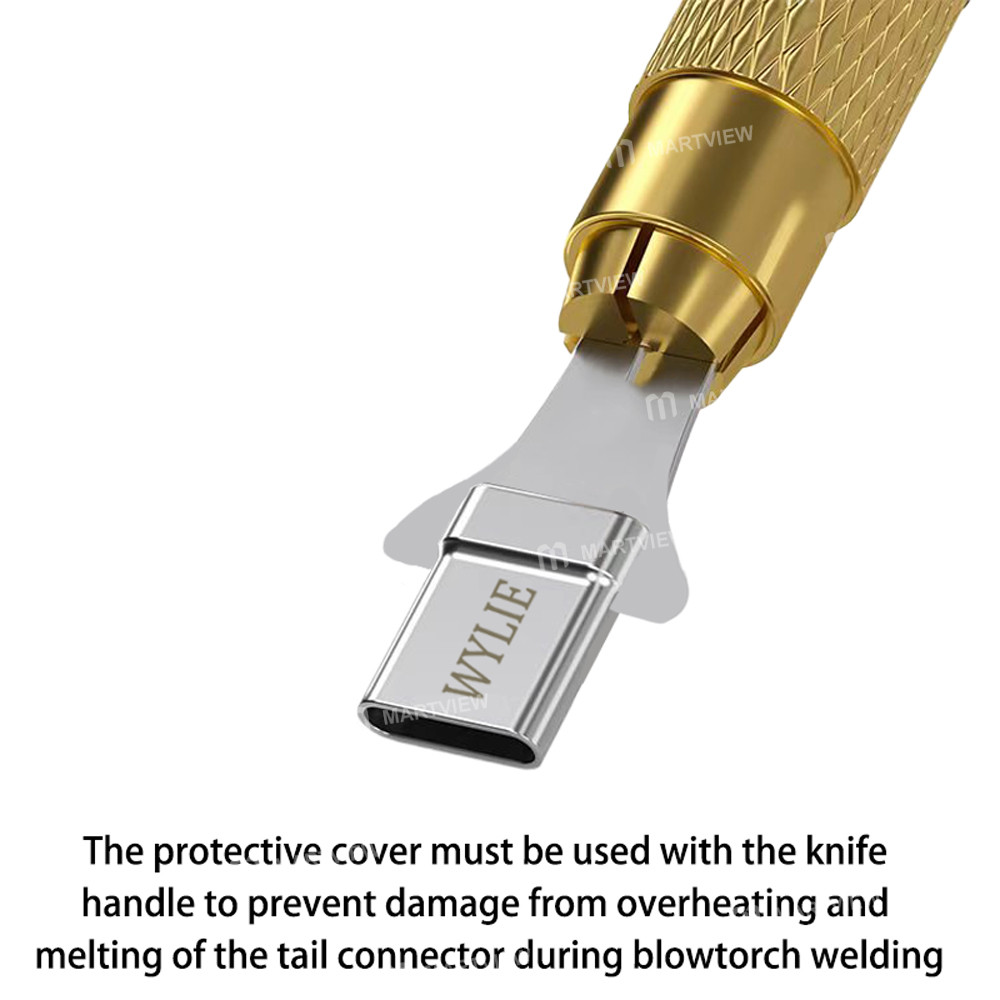 wylie 5-in-1-type-c-connector-tail-plug-overheat-protection-cover-with-extended-handle-2