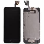 Replacement iPhone 6 LCD with spareparts home button earphone camera etc black