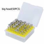 1/8 inch Shank Diamond Grinding Head Set for Electric Polisher - 50Pcs