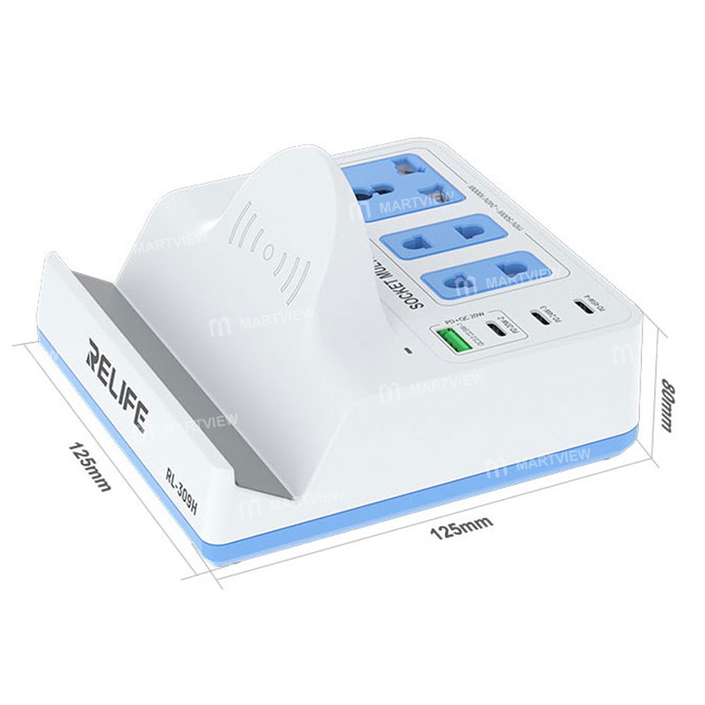 relife rl-309h-72w-qcpd-integrated-fast-charger-smart-socket-with-15w-wireless-charging-5