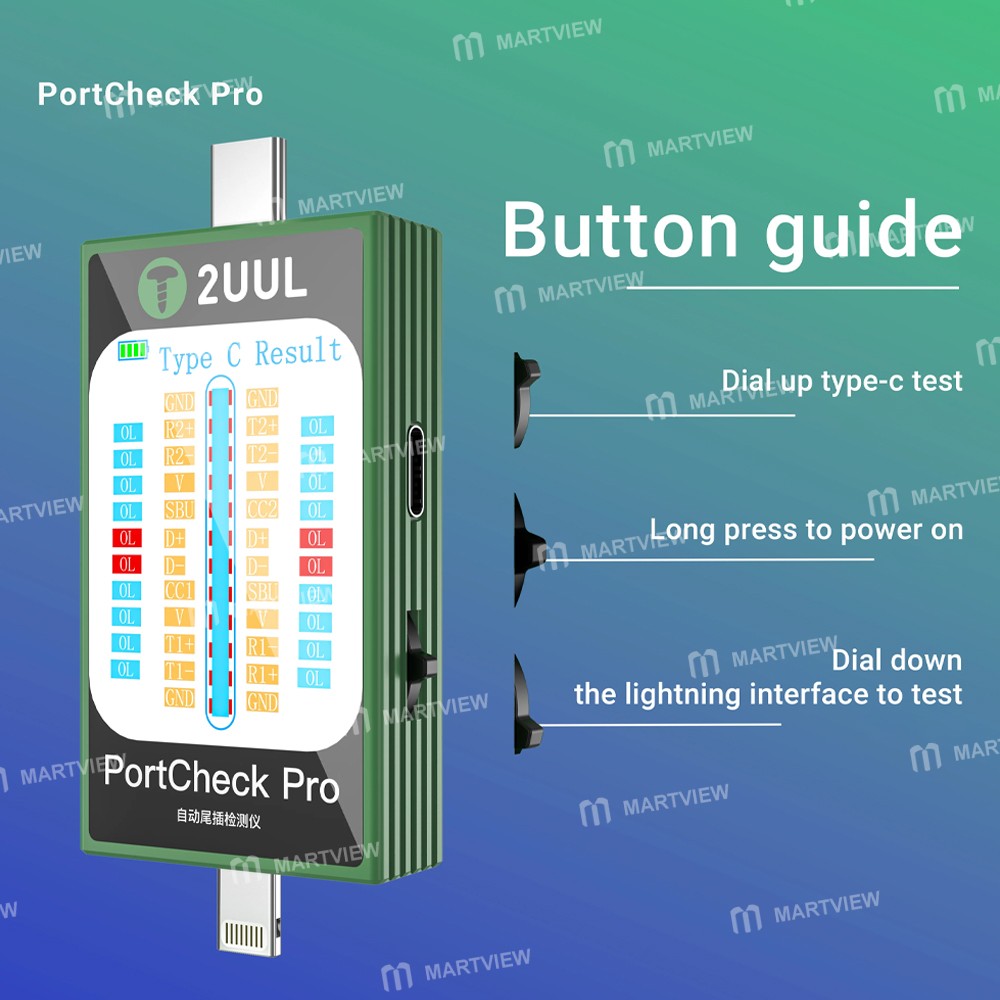 2uul pw31-portcheck-pro-5v-2a-type-c-lighting-interface-automatic-tail-plug-detector-3