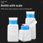 luxianzi 120-180-250ml-multi-capacity-blue-cap-square-bottle-push-up-plastic-alcohol-bottle-8