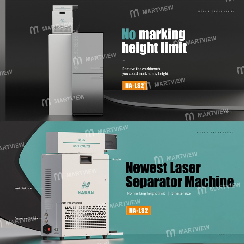 NASAN NA-LS2 Automatic LCD Laser Separation Machine for Battery Cover Separating Back Glass Refurbis