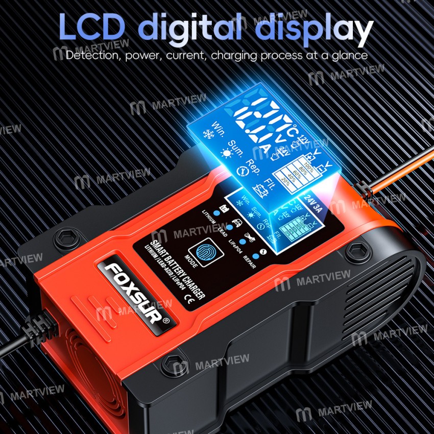 foxsur 12v-24v-car-battery-pulse-repair-charger-for-gel-wet-agm-lithium-lifepo4-battery-5