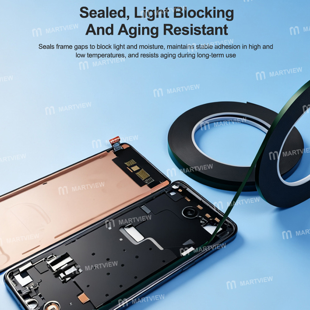 relife hx1-10m-green-film-black-foam-double-sided-tape-for-mobile-phone-screen-sealing-repair-10