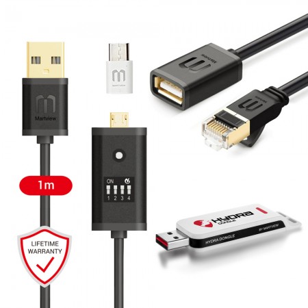 New Version Hydra Dongle + FREE Martview All Boot Cable (EASY SWITCHING) & Micro USB To Type-C Adapter - Indonesia