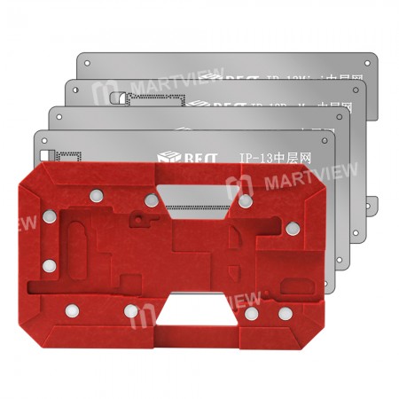BST IP13 4-in-1 Middle Layer Planting Tin Template Platform for iPhone 13 Series