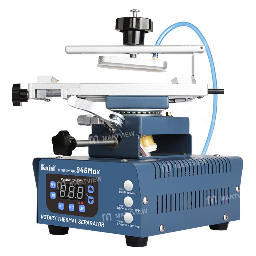 kaisi 946-max-lcd-touch-screen-separator-rotating-thermal-machine-with-double-vacuum-pumps-6