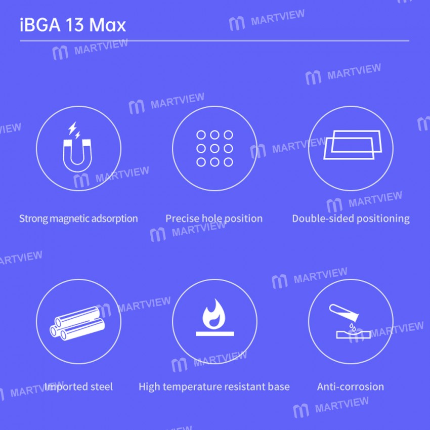 mechanic ibga13-max-middle-layer-positioning-tin-planting-platform-for-iphone-x-to-13pro-max-2