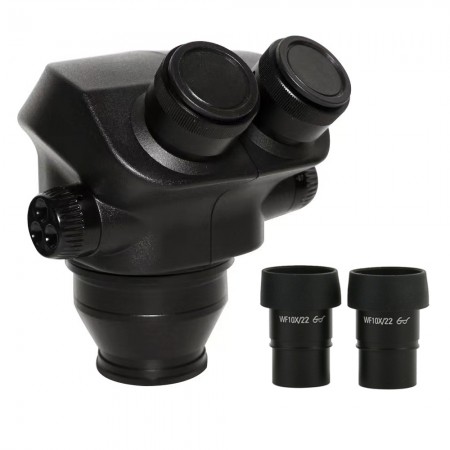 7X-45X / 7X-50X Trinocular Stereo Microscope Head + Multi-spec Microscope Auxiliary Objectives