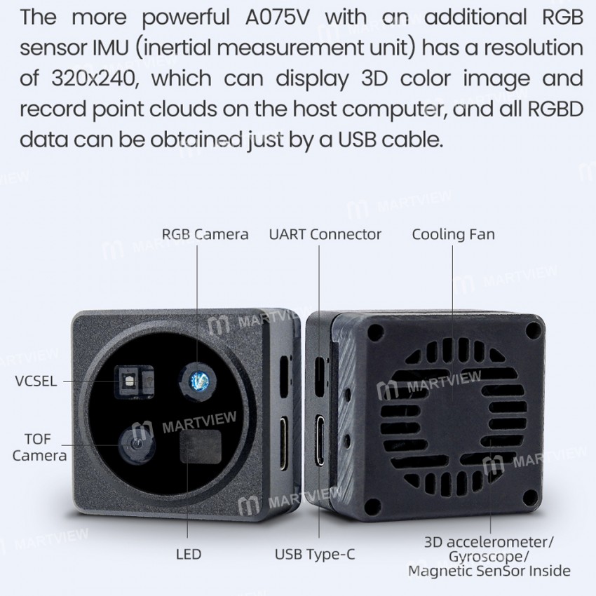 sipeed maixsense-a010-a075v-rgbd-tof-3d-depth-vision-mcu-ros-camera-10