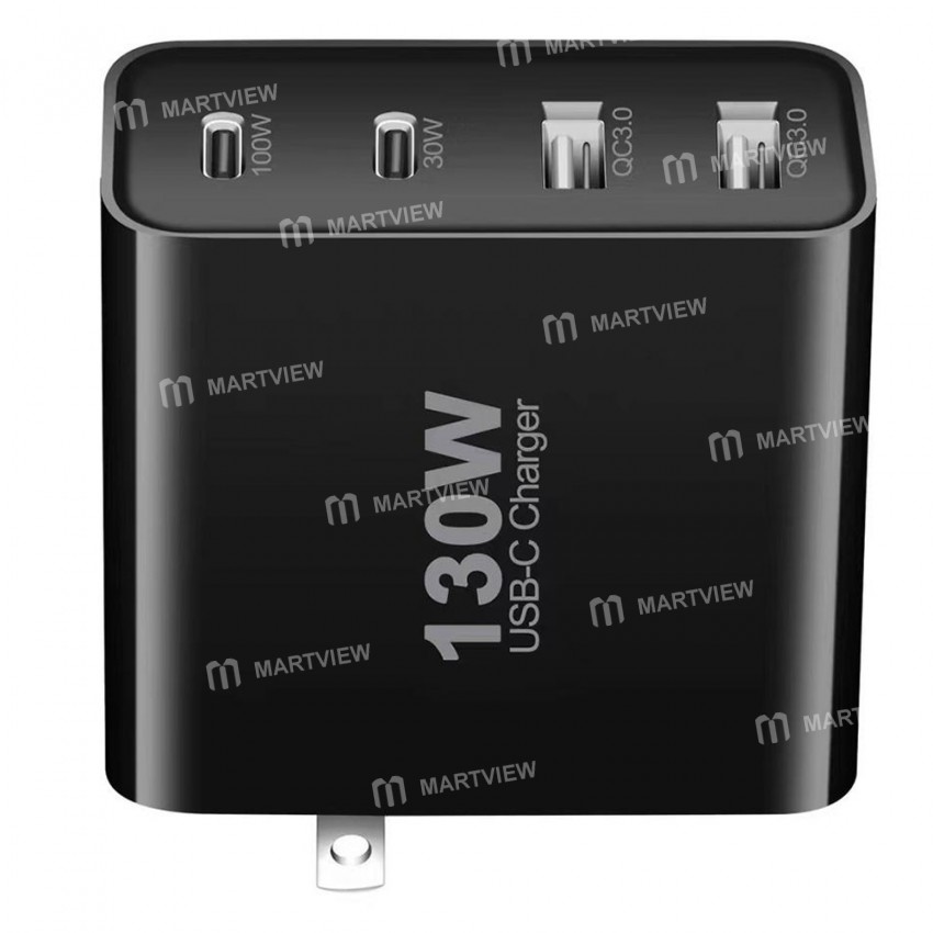130w 4-ports-type-c-fast-charging-station-with-qc30-pd-charging-4