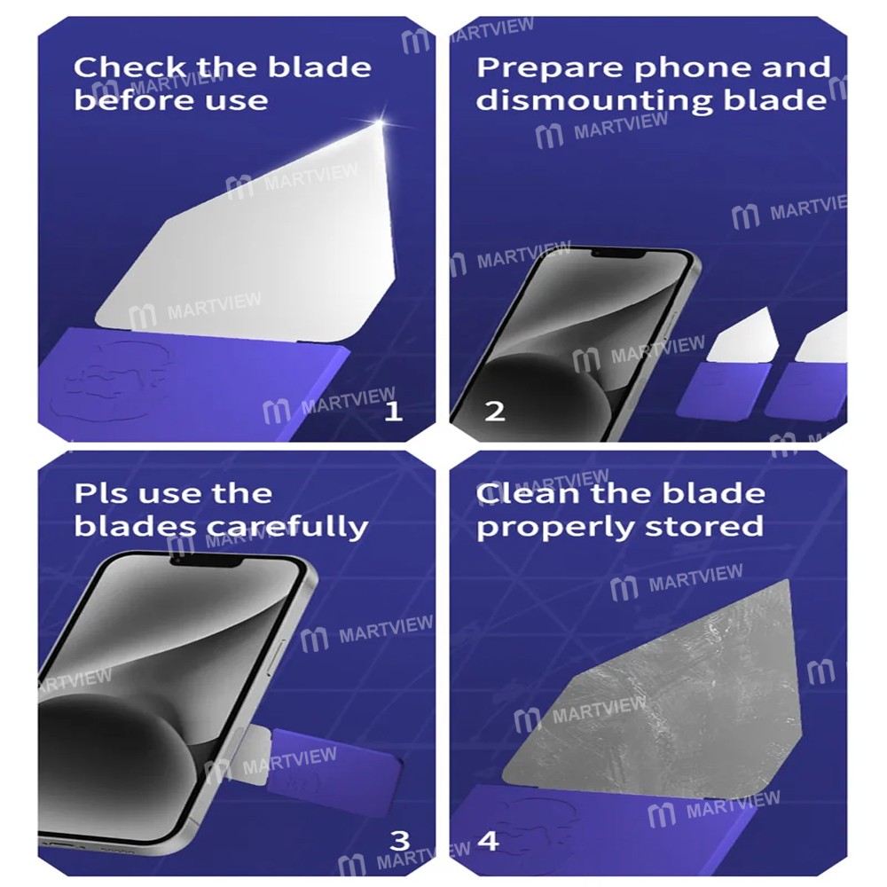 mechanic renying-009-9-in-1-ultra-thin-mobile-phone-dismounting-blades-set-7