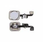 Replacement Home Button With Flex Cable For iPhone 6s - Silver