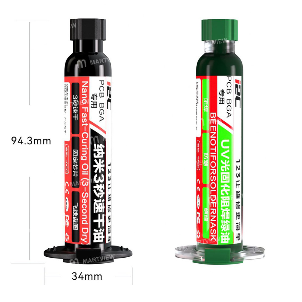 i2c quick-drying-type-solder-mask-white-oil-solder-mask-green-oil-dedicated-motherboard-jumper-wire-