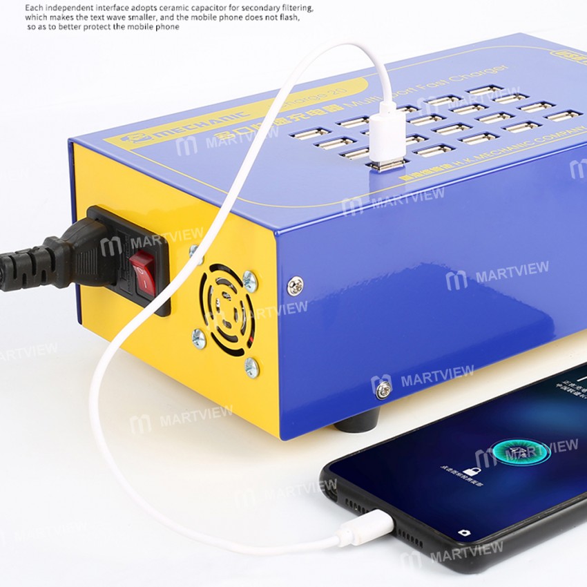 Mechanic iCharger 60 USB Multiport Fast Charger - 60 Port