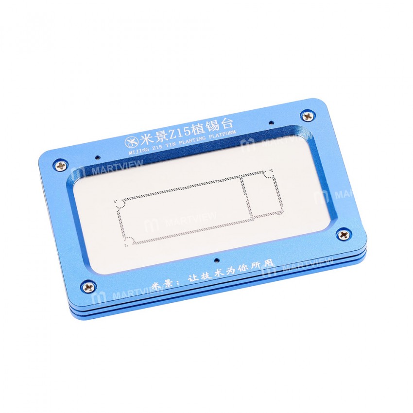 MiJing Z15 BGA Reballing Stencil Platform Jig Fixture Holder for iPhone 11